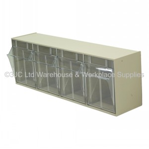 Excel Clearview Tilt Front Parts Storage 4 Compartment